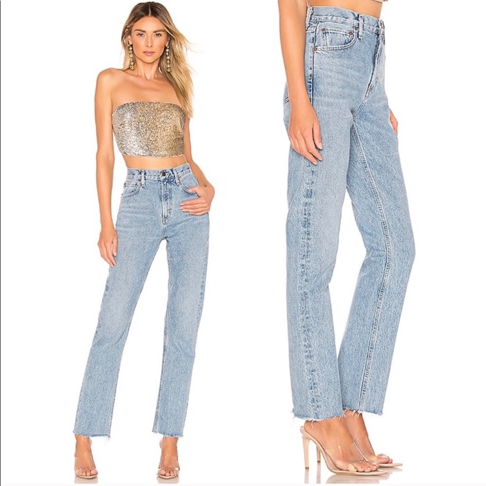 Agolde Cherie High Rise Straight Jean